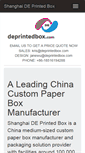 Mobile Screenshot of deprintedbox.com